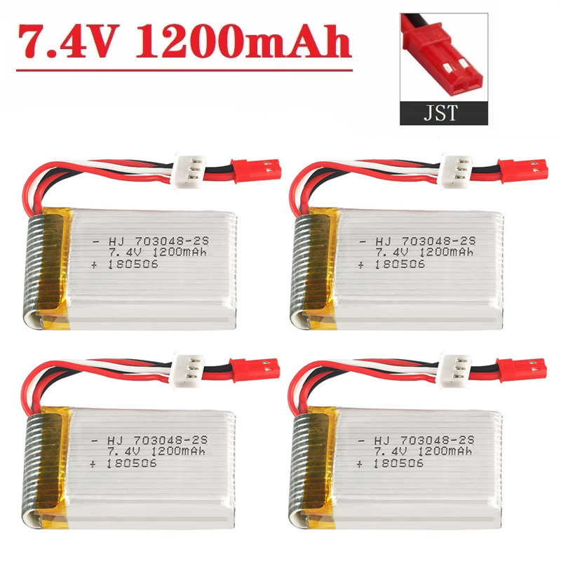 Drone Battery Lipo - Batteria Lipo 2S 7,4 V 1200