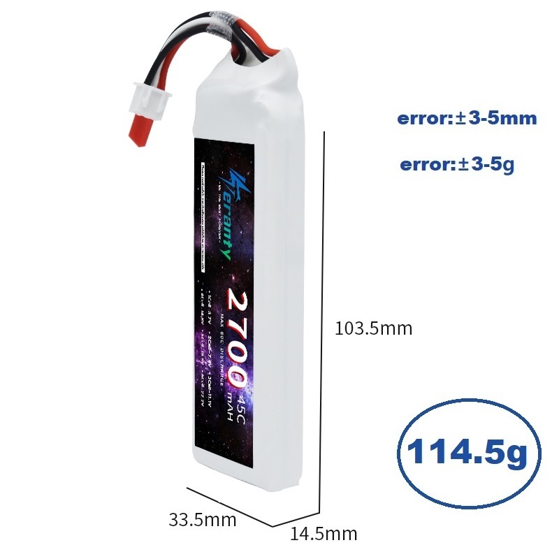 1/3PCS 2S 7.4V Lipo Batteria 2 - Drone Battery Lipo recensione e prezzo