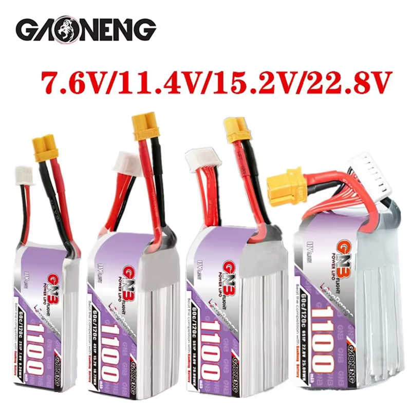 GNB 1100mAh 2S 3S 4S 6S 60C/12 - Drone Battery Lipo recensione e prezzo