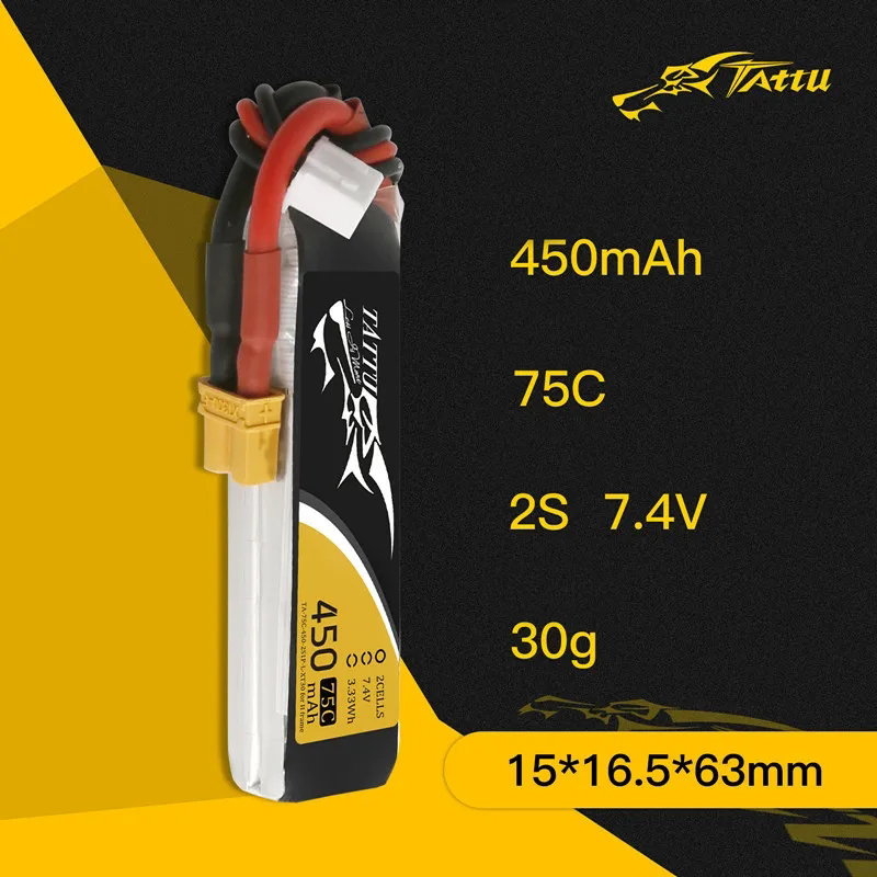 3 pezzi NUOVO TATTU 450/500/55 - Drone Battery 4S recensione e prezzo