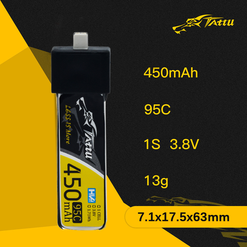 3 pezzi NUOVO TATTU 450/500/55 - Drone Battery 4S recensione e prezzo